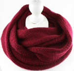 Kootud sall, burgundia