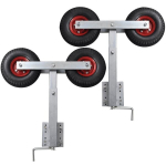 Eesmised toed paadihaagisele ratastega, 2 tk