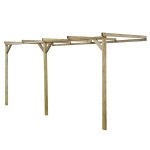 Puidust ronitaimede paviljon , 2 x 4 x 2,2 m