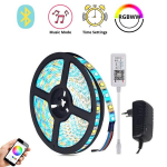 5m LED-riba komplekt RGB + WW (soe valgus) koos Bluetooth-kontrolleriga