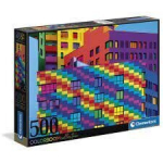 Pusle Clementoni V&auml;rviline plahvatus Ruudud, 500-osakube