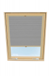 Plisseeritud kardin katuseaknale Velux, 114x118 cm, Hall B-307000