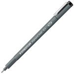 Rapidograaf STAEDTLER PIGMENT LINER, 0,2 mm, must