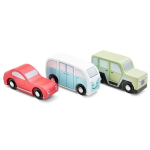 Puidust autode komplekt New Classic Toys, 11932