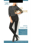 Naiste sukkp&uuml;ksid Glamour Wool Touch 180 Den, must