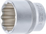 Pistikupesa, 12-punktiline | 12,5 mm (1/2 ") ajam | 32 mm BGS Technic-10647