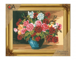 Kanvaa pildiga - tikkimiskomplekt, 22cm x 30cm, Collection D'Art, 6117K