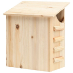 314820 vidaXL Bat House Solid Firwood 30 x 20 x 38 cm, Ruda