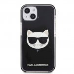 Karl Lagerfeld KLHCP13STPECK iPhone 13 mini 5,4 musta/musta Choupette pea deksel