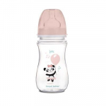 Laia kaelaga antikoolne pudel Canpol Babies EasyStart 35/221, 240 ml, roosa