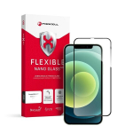 Ekraanikaitse 9H Forcell Flexible Nano Glass 5D for iPhone 12/12 Pro 6,1" black
