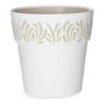 Self-watering pot Gaia valge plastmass (25 x 25 x 25 cm)