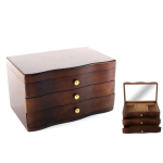 Ehteaegas DKD Home Decor peegel samet puit MDF (27 x 18 x 16 cm)