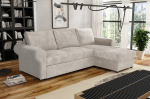 Pehme nurgadiivan Monaco Premium, helehall