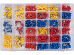 Yato Autode juhtme &uuml;henduste komplekt YT-068913, 600tk, messing, PVC, elektrikasutuseks