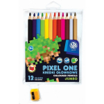 V&auml;rvipliiatsid ASTRA KIDS Pixel One koos teritajaga, 12 v&auml;rvi