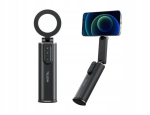 Selfie pulk (Selfie stick) TELESIN magnetiline telefonihoidik Bluetooth kaugjuhtimispuldiga P1-HSS-02