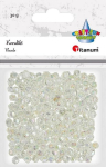 Facetreeritud plastmassist helmed 30g valge - Titanum