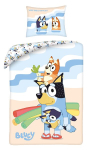 Puuvillane voodipesu 140x200 Bluey Holiday Dog HIT