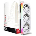 Videokaart XFX Radeon RX 9070 XT graafikakaart RX-97TRGBBW9, 16GB GDDR6, 256 bit, PCIe 5.0 x16, 3100 MHz, 4096 stream protsessorit