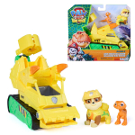 Paw Patrol m&auml;ngufiguur: Der Dino Film - Rubbles Dino-Rettungs-Bulldozer