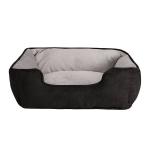 Lionto lemmiklooma voodi, must/hall