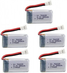 5 x 3,7v 380mah lipoakud Hubsan X4 H107c H107d H107l