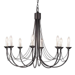 Rippvalgusti Elstead Lighting Carisbrooke CB8-BLACK
