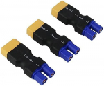 3 tk EC3 isane aku XT-60 emane XT60 &uuml;hendusseadapter (3 tk)