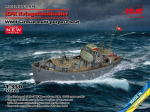 Liimitav mudel ICM S018 WWII German multi-purpose boat KFK Kriegsfischkutter 1/350