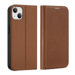 Skin X2 iPhone 14 Plus magnetilise klapiga &uuml;mbris pruunis v&auml;rvuses