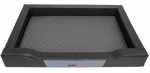 Hobbydog pesa Deluxe L, must/hall, 75x50 cm