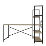 Kirjutuslaud Kalune Design Centile, tamm/must