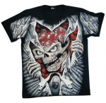 Meeste l&uuml;hikeste varrukatega T-s&auml;rk "Skull", L