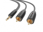 Jack - Stereo RCA audio kaabel SINOX SHD3462, 1.5m