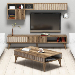 Elutoa m&ouml;&ouml;blikomplekt Kalune Design 845(VIII), tumepruun