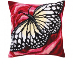 Tikkimiskomplekt padi "Liblikas" Collection D'Art 40x40cm