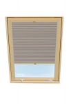 Plisseeritud kardin katuseaknale Velux, 78x118 cm, beež B-306000