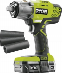 Ryobi 18v OnePlus shock bolts - Lithumplus 2.0Ah battery - charger R18iw3-120s
