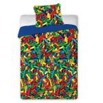 Laste voodipesukomplekt Lego Bricks 140 x 200, 2-osaline