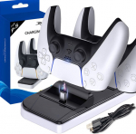 Laadimisjaam Playstation 5 DualSense kontrollerite ja m&auml;ngupuldi jaoks