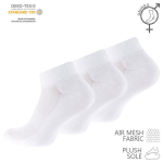 Stark Soul&reg; madalad valged unisex spordisokid (3 paari)