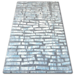 Vaip Akr&uuml;&uuml;l PATARA 0244, Kreem/T&uuml;rkiissinine
