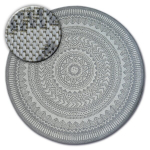 &Uuml;mmargune vaip SISAL FLAT 48695/637 V&auml;rvitud klaas