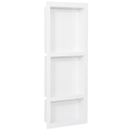 vidaXL du&scaron;ini&scaron;&scaron; 2 sektsiooniga, mattvalge 41 x 99 x 9 cm