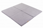 MeowBaby&reg; m&auml;ngumatt 120x120cm beebi jaoks, kokku klapitav, helehall