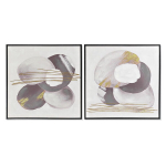 Maal DKD Home Decor Abstraktne (2 &Uuml;hikut) (60 x 3,5 x 60 cm)