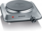 Severin KP1092 Molding - Electric plate 1 500W - Diameter 18 cm - Adjustable thermostat - Ideal Small Kitchen / Stainless steel