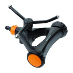 P&ouml;&ouml;rlev pihusti Fiskars, metallist, ratastega