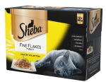 SHEBA Delikatesse Mix linnuliha t&uuml;kid tarretis 12x85g